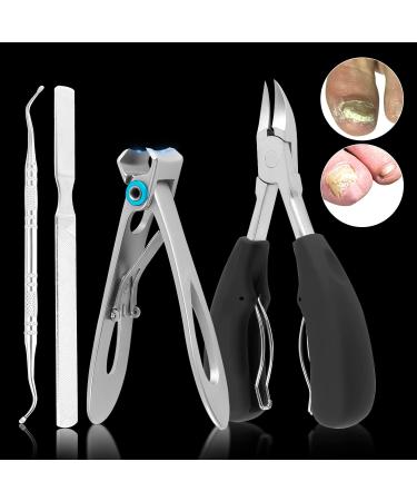 SZCSHOOL Toenail Clippers for Seniors Thick Toenails, Toe Nail Clippers Adult Thick Nails Long Handle Easy to Hold- Toenail Clippers for Thick Nails Labor-Saving, Sharp Nail Clippers for Thick Nails