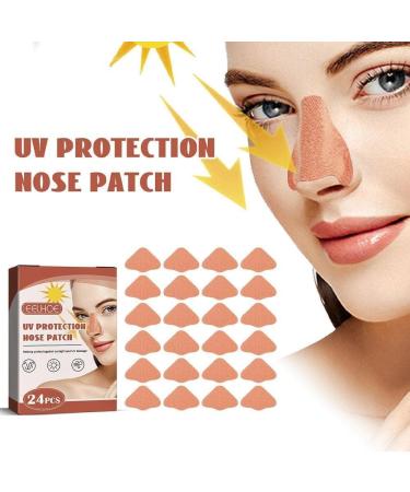 24 ST Sun Protection Nose Plasters | Outdoor UV Defense Mask for Summer | Breathable & Comfortable Skin Care - Buy Online on GoSupps.com