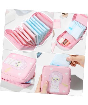 Healeeved 8 Stk Aunt's Towel-Keeping Bag for Teen Girls | Period Pockets Small Tie Pocket 600D Oxford Fabric 4 Colors - 12.5x12.5cm - Buy Online on GoSupps.com