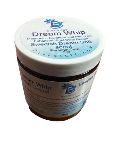 Buy Diva Stuff Dream Whip - Magnesium Enhanced Night Body Cream Swedish Dream Salt Scent Relaxation & Bedtime Routine - 8 oz Made in the USA | International Shipping Available - Buy Online on GoSupps.com