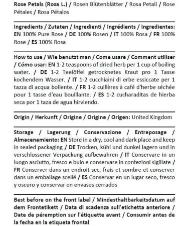  HEALTH EMBASSY Health Embassy Rose Petals/Rose Dried Petals 50g - Buy Online on GoSupps.com