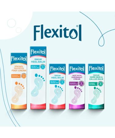 Flexitol Rescue Hard Skin and Callus Balm 56g - With Glycolic & Salicylic Acid - Diabetic-Friendly Foot Cream - Buy Online on GoSupps.com