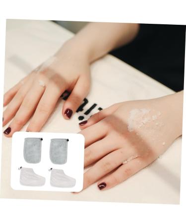 minkissy 2 Pairs Gloves Reusable Paraffin Pedicure Paraffin Glove Paraffin Wax Foot Cover Spa Wax Bath Treatment Liners Cloth Paraffin Bath Mitts Feet Bags Kit Comfortable Insulation Cotton - Buy Online on GoSupps.com