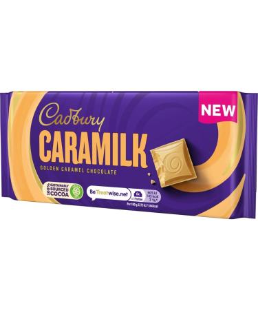 Cadbury Caramilk Golden Caramel Chocolate Bar 160g - Buy Online on GoSupps.com