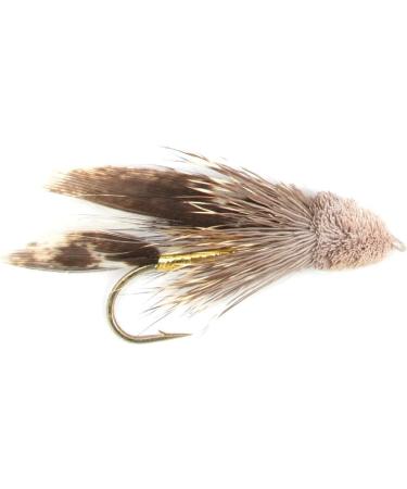 Muddler Minnow Fly Fishing Flies - Set of 4 - Size 4 Hooks for Bass and Trout - Buy Online on GoSupps.com