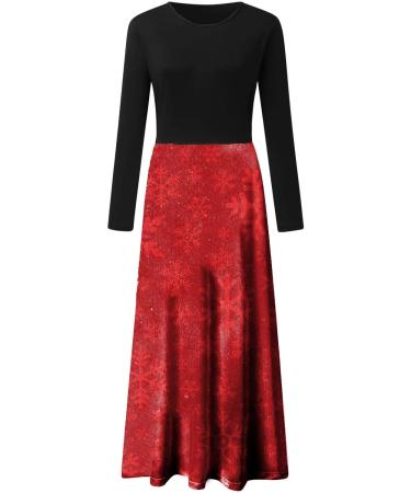 Hanxiulin Women's Christmas Dress - Long Sleeve Sweater Dress & Festive Party Costume - Buy Online on GoSupps.com