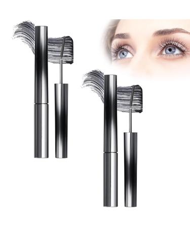 RENTANAC Lijieyou Curling Iron Mascara Lijieyou Mascara Iron Wand Mascara Long Lasting Waterproof and Sweatproof Mascara Extra Slim Metal Mascara Curling Mascara Korean 2pc a