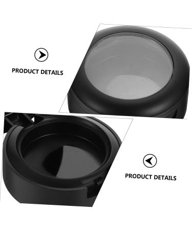 FOYTOKI 8pcs Box Empty Eye Shadow Box Makeup Travel Case Makeup Highlighter Cream Vials Makeup Cream Jar Abs 4x3.8cm Black - Buy Online on GoSupps.com