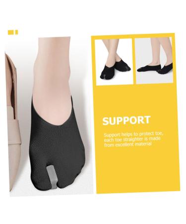 Healeved 5 Pairs Separator Boat Socks - Orthotic Foot Stretcher & Bunion Protector for Men & Women | Comfortable Polyester Fiber - Buy Online on GoSupps.com