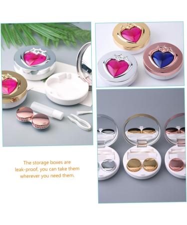 Hapinary Ceramic Contact Lens Case & Toothbrush Holder - Travel Organizer for Colored Contacts & Glasses - Buy Online on GoSupps.com