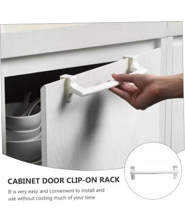 STOBAZA 4pcs Door Hook Over Door Towel Rack Door Behind Towel Stands Towel Hanging Rack Arc Towel Ring White 24X7X6CM - Buy Online on GoSupps.com