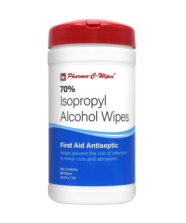 Pharma-C-Wipes 70% Isopropyl Alcohol First Aid Wipe - Buy Online on GoSupps.com