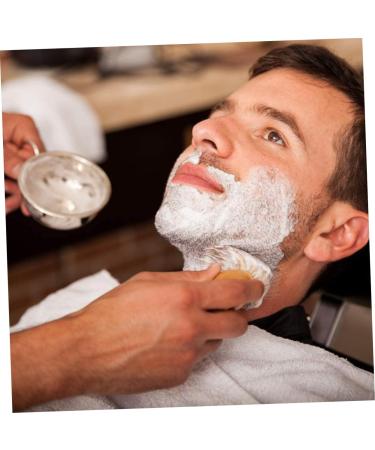 Angoily Vintage Wooden Handle Shaving Brush - Eco-Friendly Beard & Razor Brush for Men | Premium Roof Hair & Synthetic Fiber - Buy Online on GoSupps.com