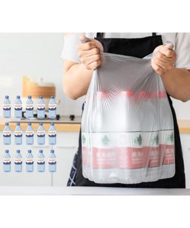 Vest Trash Bags Bin Liners Tote Bag Household Kitchen Garbage Bag General Garbage Plastic Bags 45X50cm-20Pcs*5Rolls/Bag Silver 15 roll - Buy Online on GoSupps.com