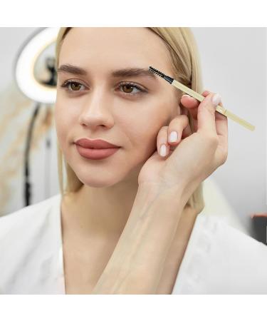 Eyebrow Pencil - Makeup Brow Pencil Double Headed Long-Lasting Professional Eyebrow Definer for Stays on All Day Creates Natural Daily Look Brown - Buy Online on GoSupps.com
