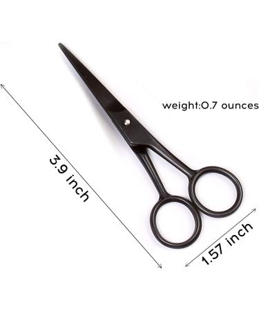 Small Travel Facial Hair Scissors for Eyebrows, Nose, Moustache, Beard - Precision Hair Cutting Tool - Buy Online on GoSupps.com