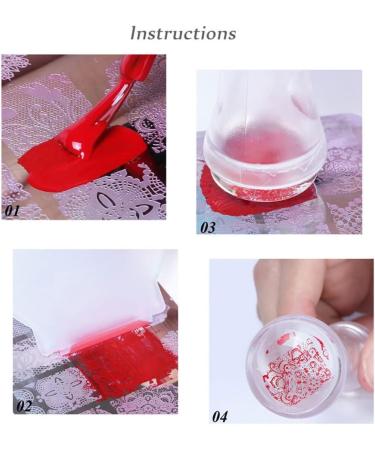 Nail Printing Tool Nail Polish Pattern Making Aids Nails Seal Mold Nail Stamp Plate Nail Seal - Buy Online on GoSupps.com