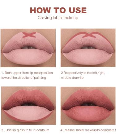 Dulele 12 Colors Matte Lip Liner Set - Professional Makeup Slim Lipstick Pen for Moisturized & Smooth Lips - High Pigmented Longwear Lip Pencils in Rich Creamy Shades - Buy Online on GoSupps.com