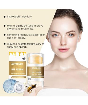  JIAOY Set of 2 advanced face and neck care pencils - Firms and lifts sagging skin - Bee venom anti-wrinkle cream - Anti-aging moisturizing cream - Buy Online on GoSupps.com