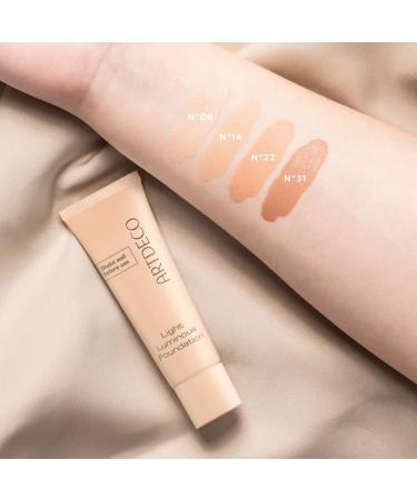 Artdeco Light Luminous Foundation - Lightweight Liquid with Natural Finish & Blue Light Protection | Golden Tan 31 - 25ml - Shop Internationally - Buy Online on GoSupps.com