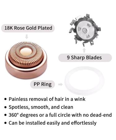 Finishing Touch Flawless Facial Hair Remover Replacement Heads - 4 Count | Compatible with Double Halo Second Generation GEN 2 Tool - Buy Online on GoSupps.com