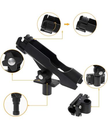 Premium Croch Rod Holder for Boat & Kayak - 2 Adjustable Fishing Rod Holders 360 Rotatable Stable & Durable - Buy Online on GoSupps.com