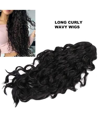 Shop Brazilian Curly Wave Lace Front Wig | Long Synthetic Wavy Hair for Women - Perfect for Everyday Cosplay & Halloween - Buy Online on GoSupps.com