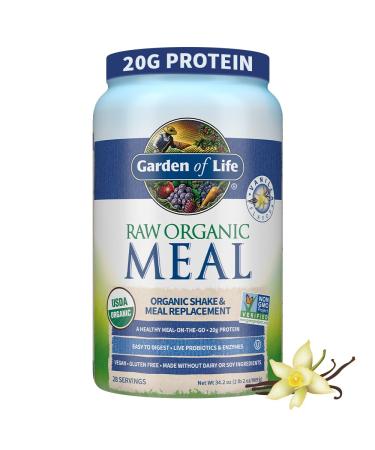 Garden of Life RAW Organic Meal Shake & Meal Replacement Vanilla 34.2 oz (969 g)