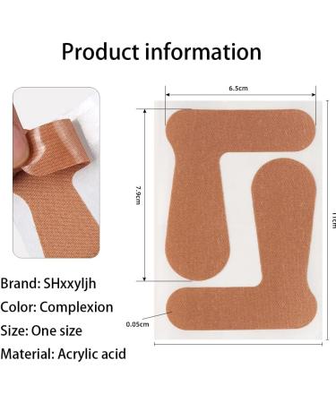 Self-Adhesive Big Toe Corrector Straps - 12 Pieces Hallux Valgus Brace Tape (Complexion) - Buy Online on GoSupps.com