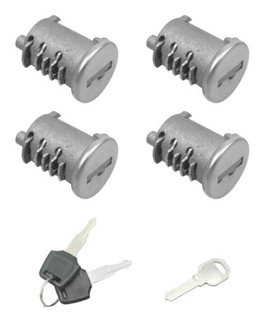 4 Pack Lock Cylinders Fits for Yakima SKS Car Rack System Replacement for SKS Lock Cores Includes 4 Cores 2 Keys and A Control Key
