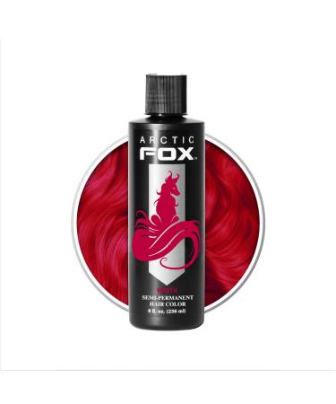ARCTIC FOX Vegan and Cruelty-Free Semi-Permanent Hair Color Dye (8 Fl Oz  WRATH) 8 Fl Oz (Pack of 1) Wrath