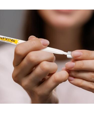 MUSISALY 5pcs White Lying Silkworm Pen White Eye Shadow Eye Shadow Makeup Cosmetics Pencil Eyeliner Abs - Buy Online on GoSupps.com