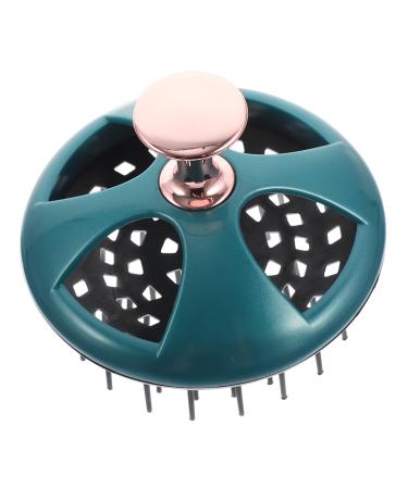 Collbath Shampoo Kamm Scalp Massager Hotel Scalp brush compact scales brush travel scalm head accessories scalp peeling wear -resistant scalpat 9x8cm green