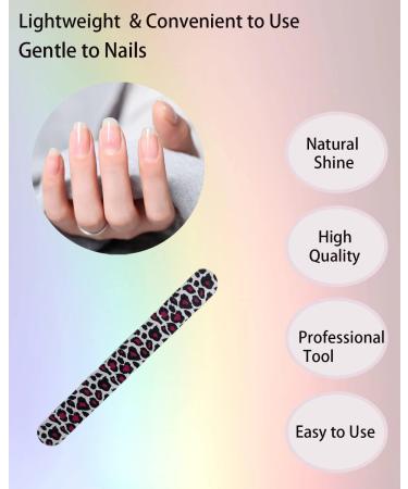 10PCS Professional Double-Sided Emery Boards Nail Files Set for Natural and Artificial Nails - Ideal for Gel Polished Removal, Thick Toenails, and Manicure Treatments - Random Styles - Women and Girls - Buy Online on GoSupps.com