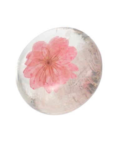 FRCOLOR Flower Soap 1pc Transparent Soap Pink Makeup Party Favors Soap French Bar Soap Flower Essential Oil Soap Face Washing Soap Scented Soap Shower Soap Face Soap Essence Clean
