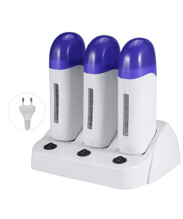 Rolling epilator Wax Depilatory Roller 3 types for heat cartridges for hand foot elbow arm leg for armpit and bikini zone (three seats according to European standard)