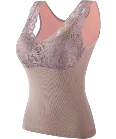 Shop Women's Pink Solid Space V-Neck Padded Vest & Thermal Underwear - Sexy Slim Fashion Outfit for International Shipping - Buy Online on GoSupps.com