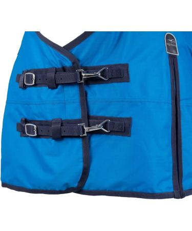 Equinate Rain Blanket Springfield Turnout Blanket with Fleece - Cobalt 155cm | International Shipping - Buy Online on GoSupps.com