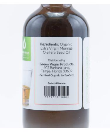 Organic Moringa Oil  Cold Pressed  Extra Virgin  100% Pure  Food Grade - Buy Online on GoSupps.com