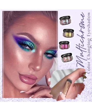 9 Colors Multichrome Chameleon Eyeshadow Metallic Diamond Eyeshadow Palette Shimmer Light Changing Pigmented Eyeshadow Powder Professional Eyeshadow Makeup - Buy Online on GoSupps.com