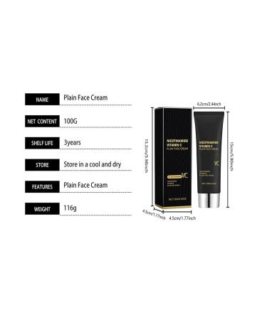 Nicotinamide Vitamin C Face Cream - Hydrating Niacinamide Skin Cream for Smooth Glowing Skin | 5 in 1 Moisturizing Formula - Buy Internationally - Buy Online on GoSupps.com