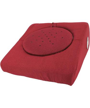 Moxibustion Stool & Pad Set - Adjustable Temperature Abdominal Smoke Control (Red) - Best for International Shipping - Buy Online on GoSupps.com