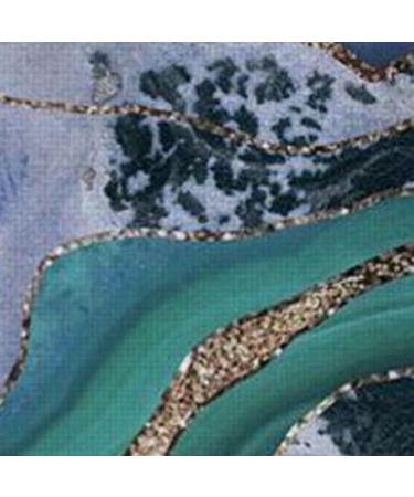 oelaio Women's Summer Fashion T Shirt 3/4 Sleeve Shirts Round Neck Blouses Trendy Marble Print Graphic Tshirts Ladies Multicolor Large - Buy Online on GoSupps.com