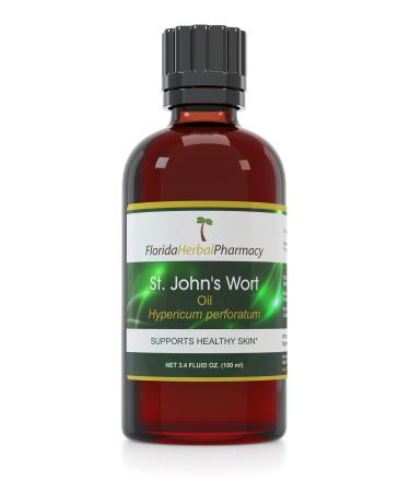 Florida Herbal Pharmacy, St. John's Wort (Hypericum perforatum) Infused Oil 3.4 oz (100 ml).