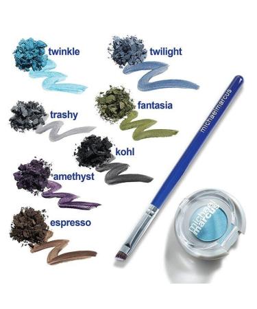 Michael Marcus Cake Eyeliner & Brush Set - Water Activated Dry Pressed Eyeliner with Professional Brush - Long-Lasting, Vibrant Color, Smudge Resistant - Cruelty Free, Paraben Free (Fantasia) - Buy Online on GoSupps.com