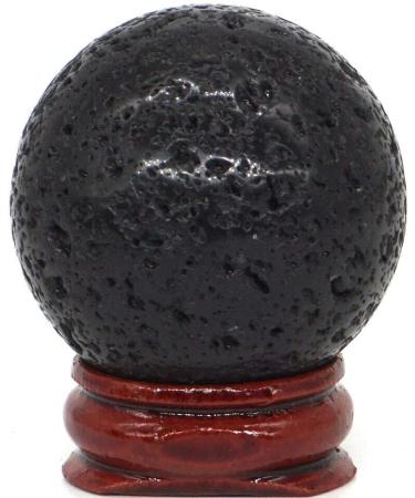 40mm Natural Gemstone Volcanic Reiki Therapy Ball | Massage & Crystal Decor - International Shipping - Buy Online on GoSupps.com