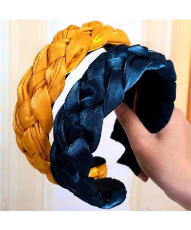 WENLII Twist Braided Headband Women's Hair Accessories | Sponge Block Bangs Headdress (Color D, Size 1) - Buy Online on GoSupps.com