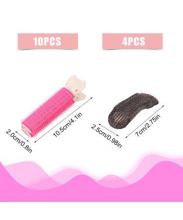 10pcs Volumizing Hair Clips with Velcro Pads - Hair Volume and Root Clips for Fluffy Volumized Hair - Women's Hair Volumizer Set - Buy Online on GoSupps.com