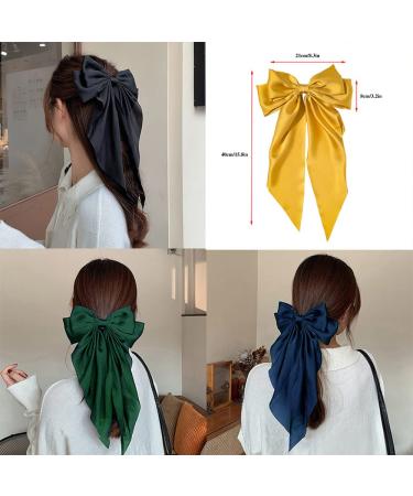 Duories Large Hair Clip - 40cm Elegant Fabric Hair Loop Pin for Women & Girls - Light Pink Hair Accessories for Thick & Thin Hair - Buy Online on GoSupps.com