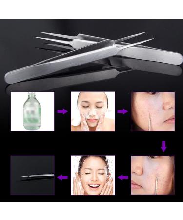 6-Piece Stainless Steel Blackhead Remover Tool Set - Effective Pimple & Blackhead Remover with Case - Buy Online on GoSupps.com